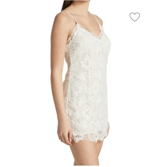 RAG & BONE ALEAH CROCHET V-NECK MINI DRESS NWT, SIZE 12